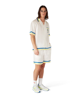 Flaming Tennis Club Icon Silk Shorts