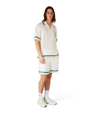 Flaming Tennis Club Icon Silk Shorts