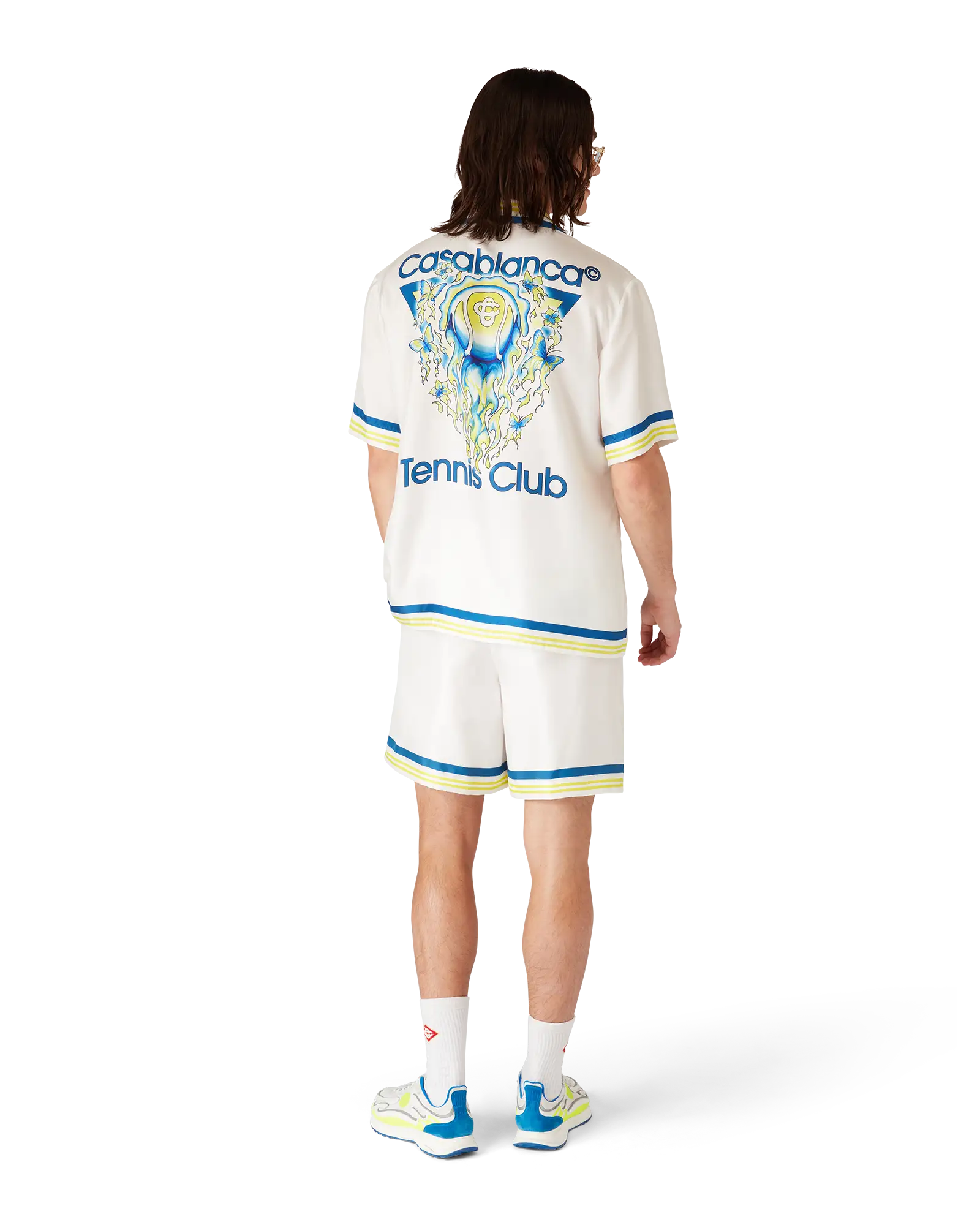 Short en soie Flaming Tennis Club Icon