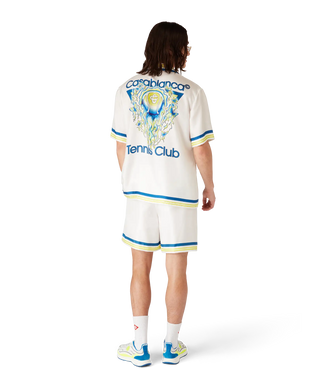 Flaming Tennis Club Icon Silk Shorts