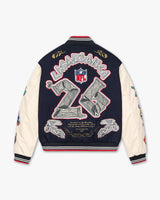 NFL Paris Game Leather Varsity Jacket