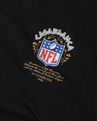 Black NFL Paris Game Boxy Short Sleeve T-Shirt