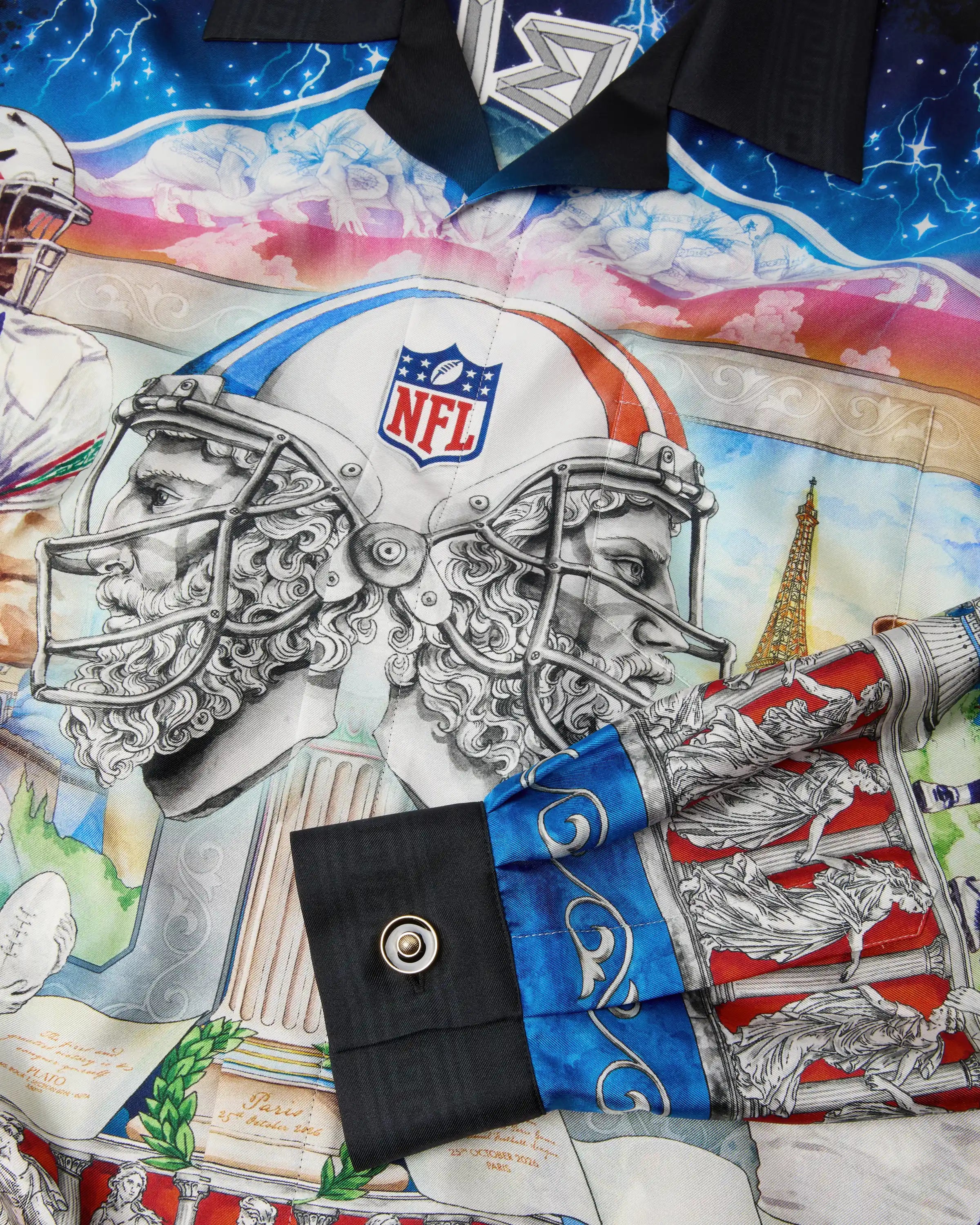 NFL Paris Game Long Sleeve Silk Twill Shirt