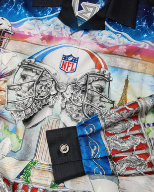 NFL Paris Game Long Sleeve Silk Twill Shirt