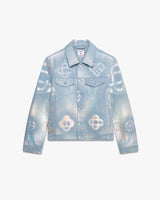 Pearlescent Monogram Denim Jacket