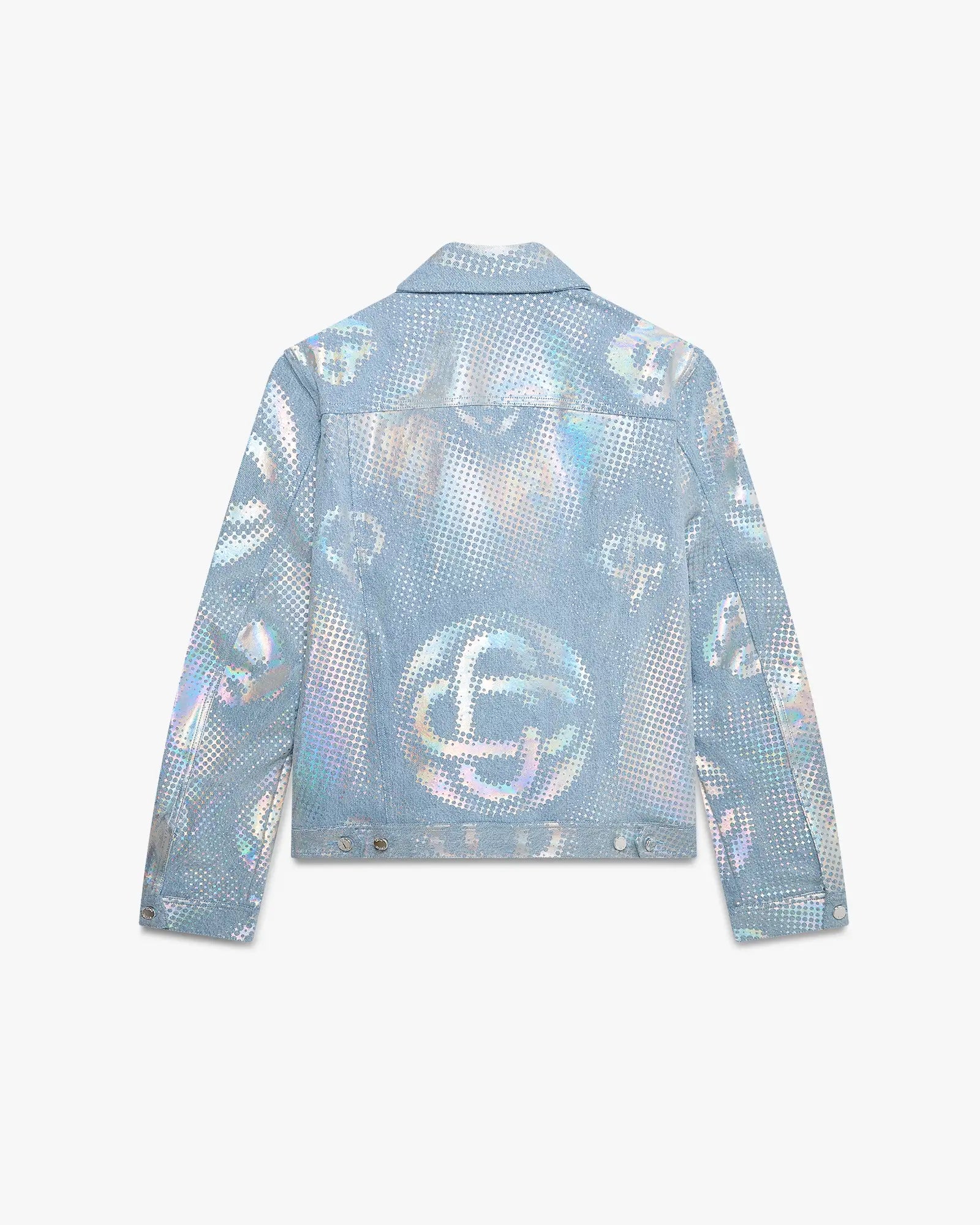 Pearlescent Monogram Denim Jacket
