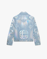 Pearlescent Monogram Denim Jacket