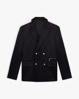 Black Sports Scuba Tailored Jacket