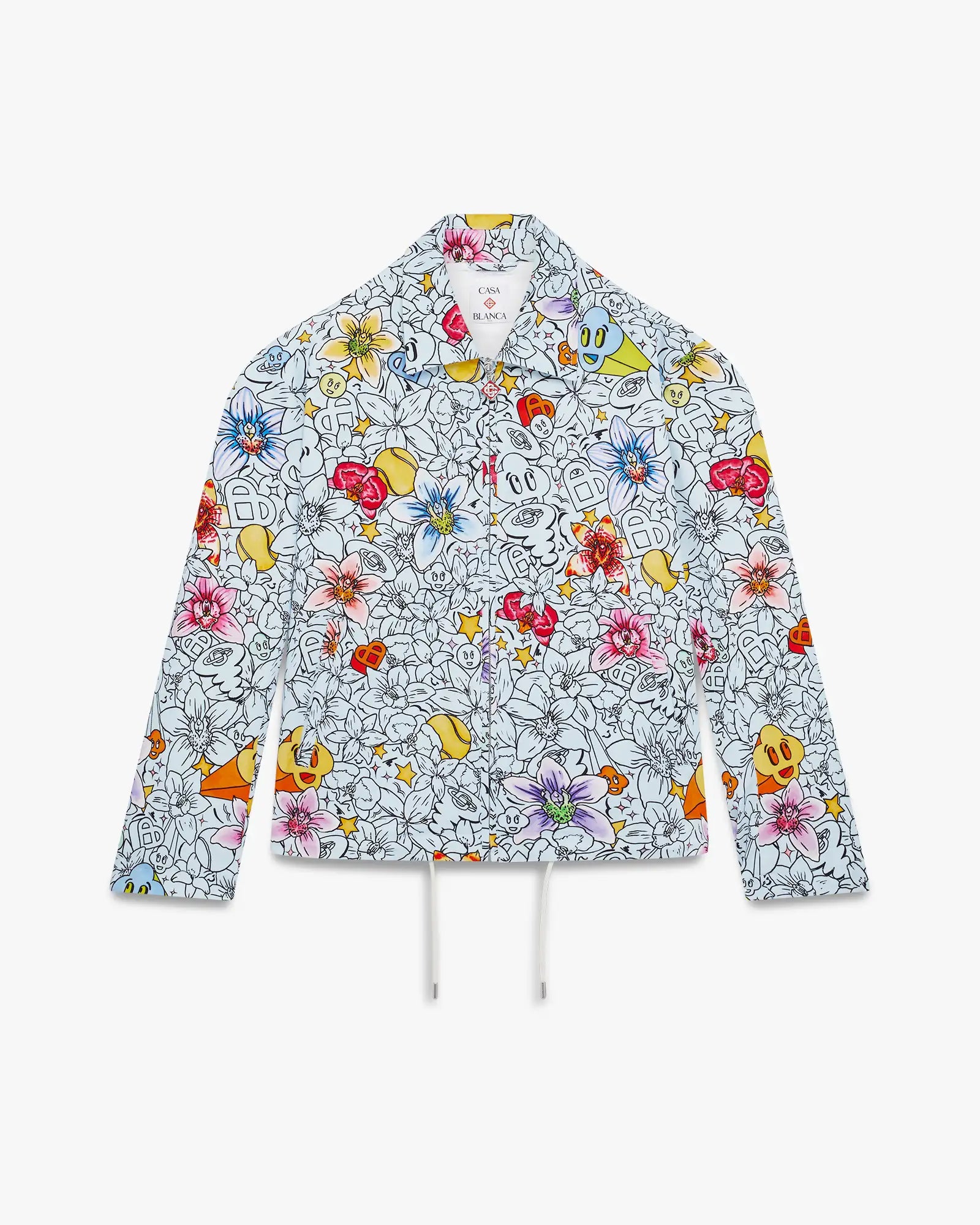 Collage D'Icones Graphiques Repeat Zip-Up Jacket