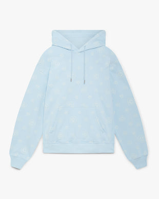 Applique Monogram Hooded Sweatshirt