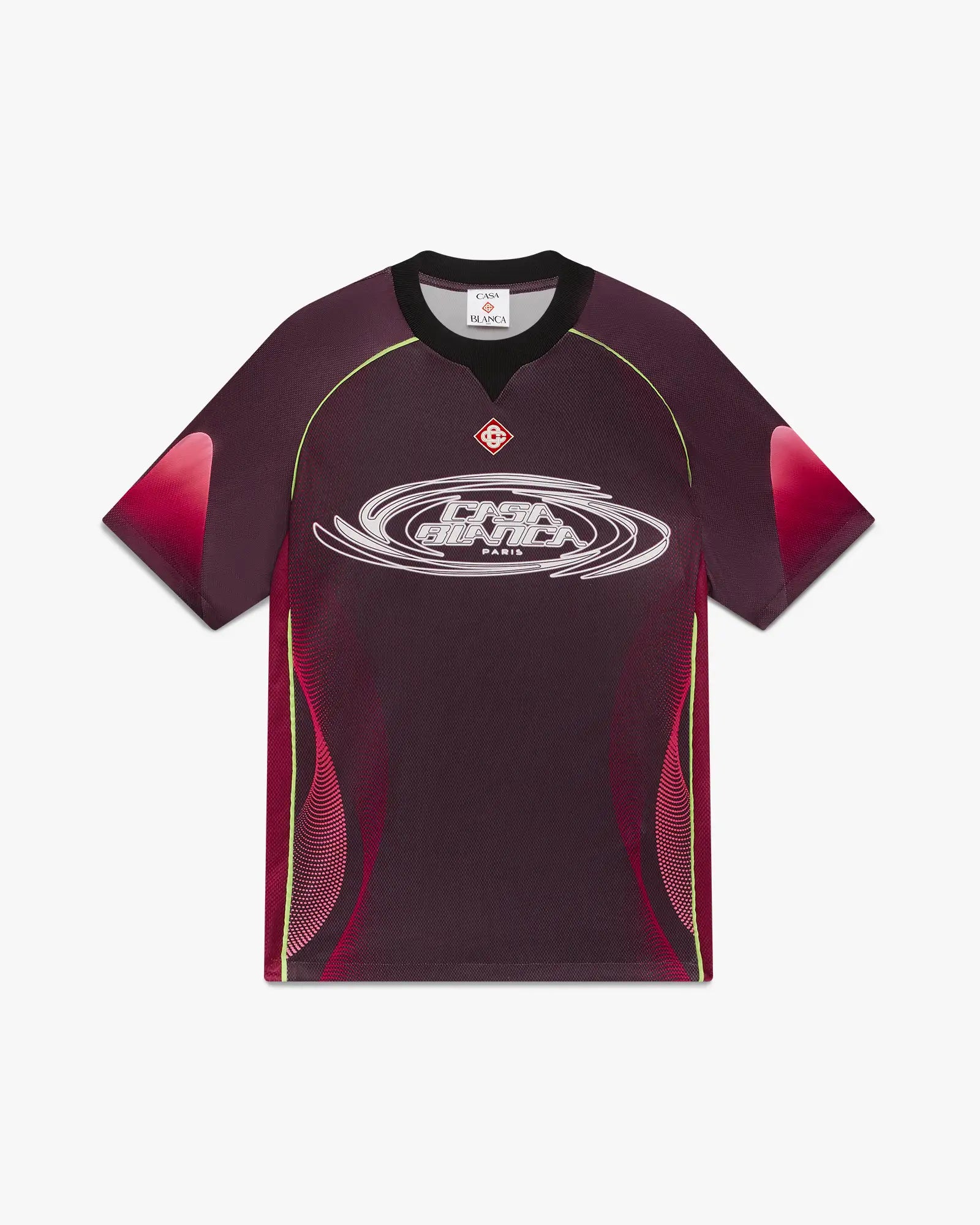 Aubergine Gradient Short Sleeve Football Jersey