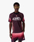Aubergine Gradient Short Sleeve Football Jersey