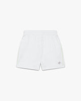 White Towelling Monogram Short