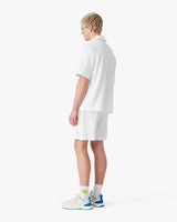 White Towelling Monogram Short