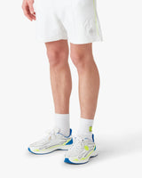 White Towelling Monogram Short