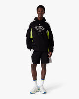 Black & Grey Colourblock Sweatshorts