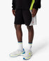 Black & Grey Colourblock Sweatshorts