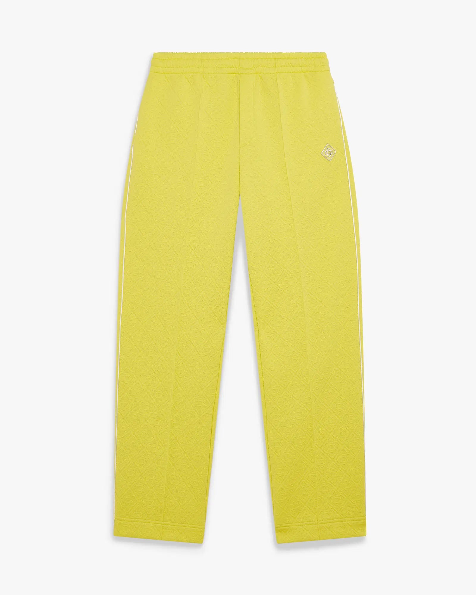 Lime Jacquard Track Pants