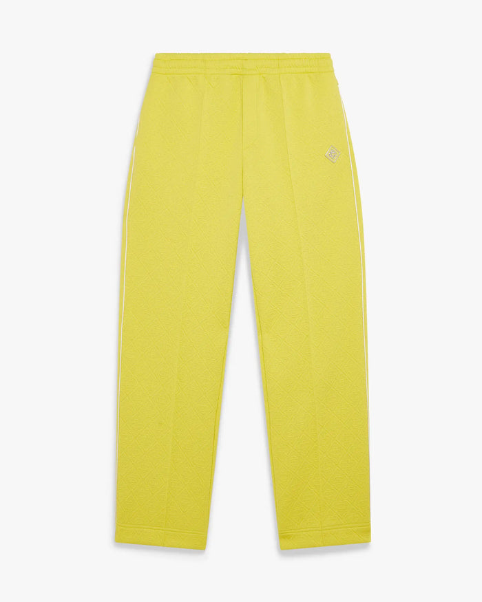 Lime Jacquard Track Pants