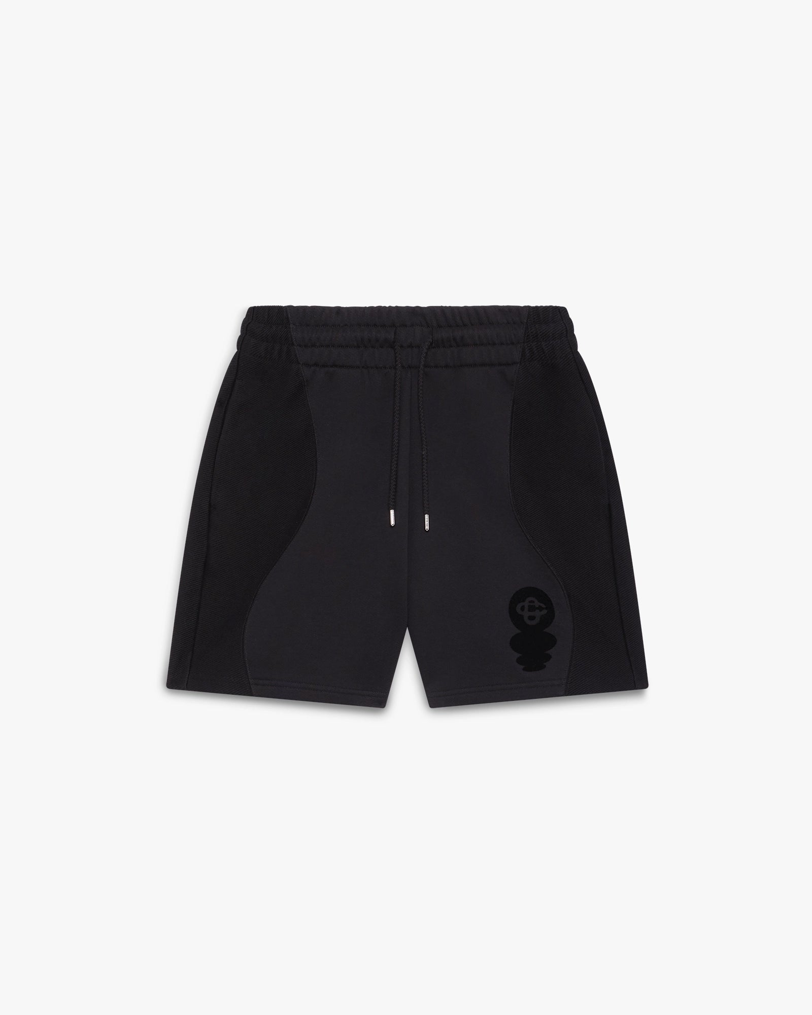 Short de survêtement noir à logo floqué Squash