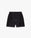 Black Squash Logo Flock Print Sweatshorts