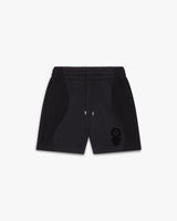 Short de survêtement noir à logo floqué Squash