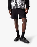 Short de survêtement noir à logo floqué Squash