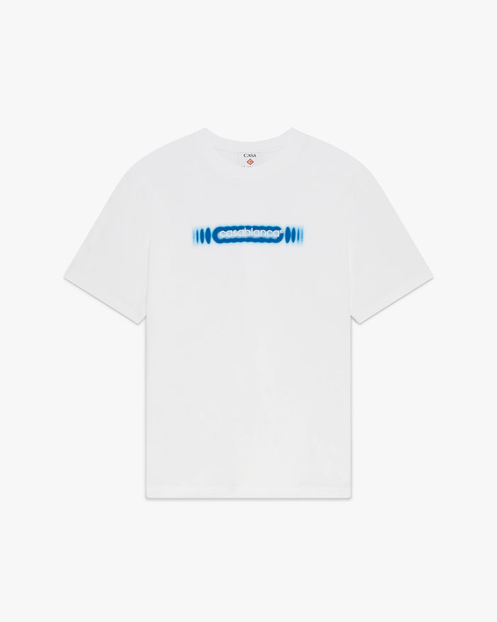 Radiating Embroidery Logo Short Sleeve T-Shirt