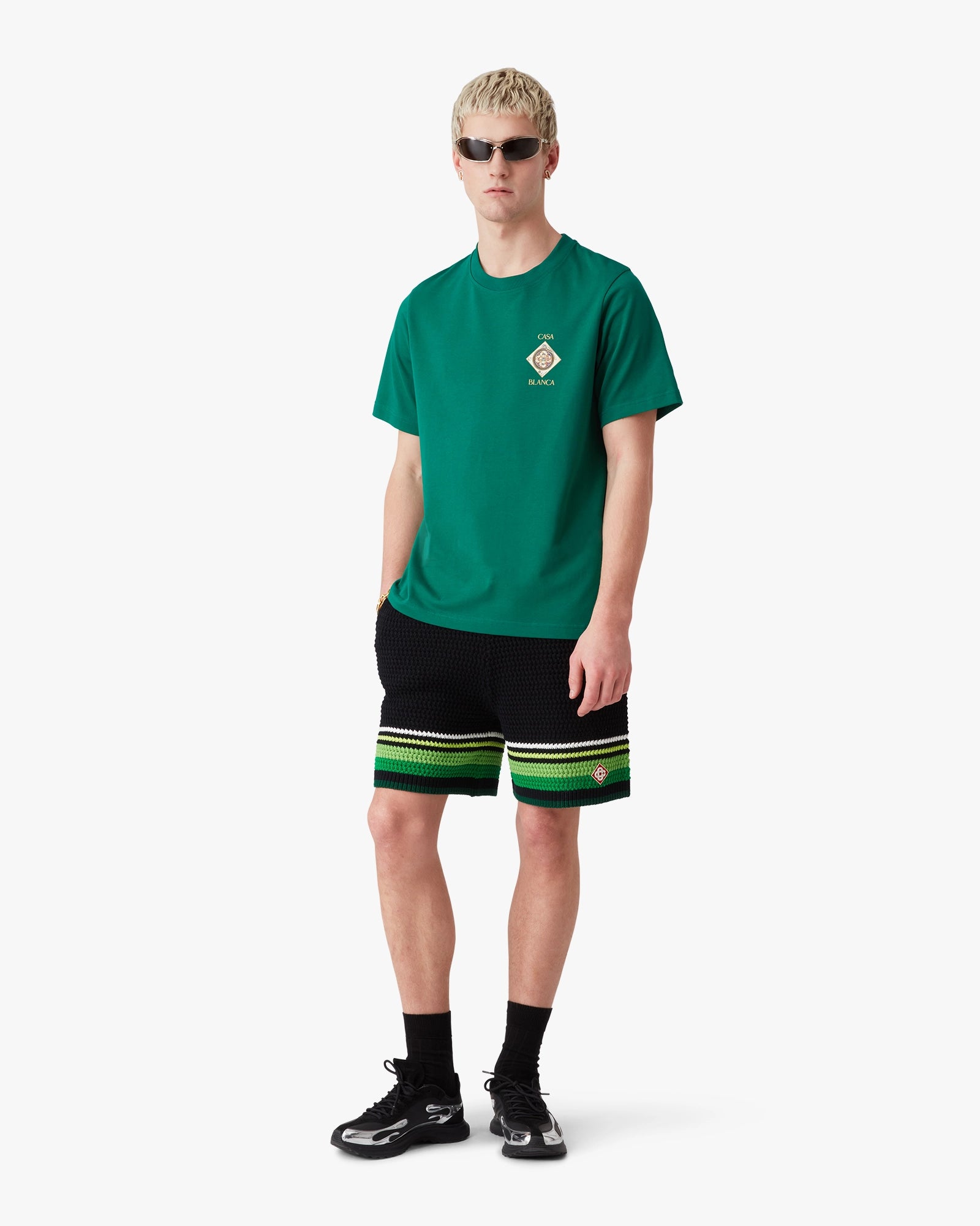 Green Plafond Orne De Musique Short Sleeve T-Shirt