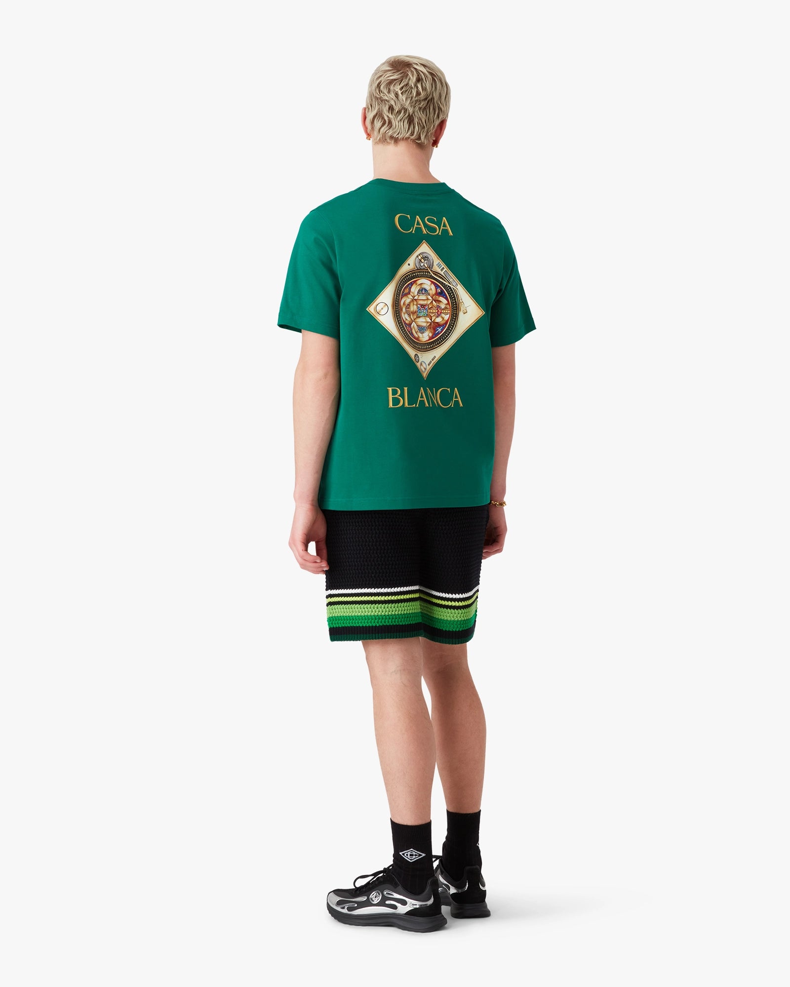Green Plafond Orne De Musique Short Sleeve T-Shirt