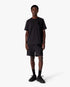 Black Squash Logo Flock Short Sleeve T-Shirt