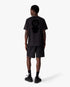 Black Squash Logo Flock Short Sleeve T-Shirt
