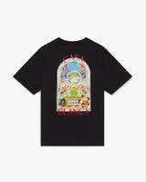 Black Tennis Landscape Short Sleeve T-Shirt