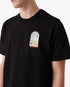 Black Tennis Landscape Short Sleeve T-Shirt