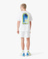 White & Lime Arches Short Sleeve T-Shirt