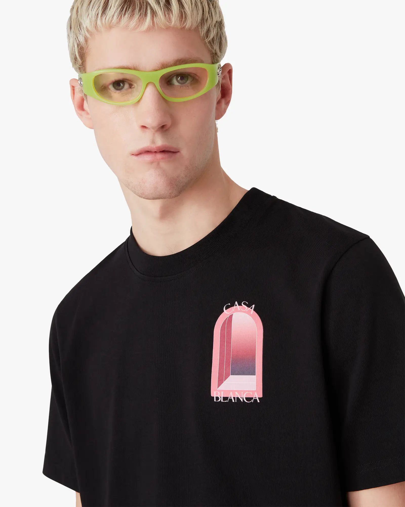 Black & Pink Arches Short Sleeve T-Shirt