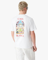 White Tennis Landscape Short Sleeve T-Shirt