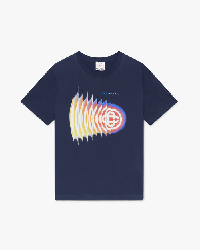 Navy Shockwave Short Sleeve T-Shirt