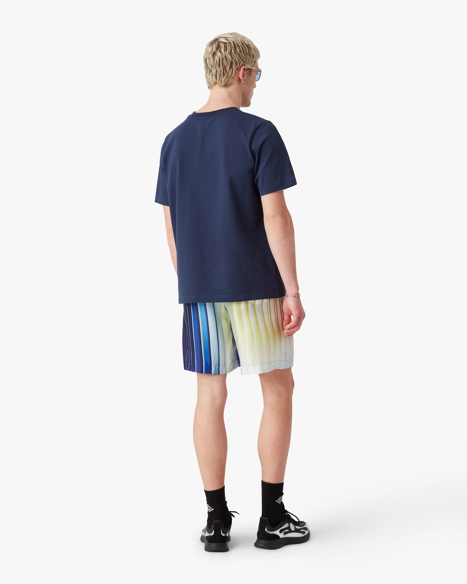 Navy Shockwave Short Sleeve T-Shirt