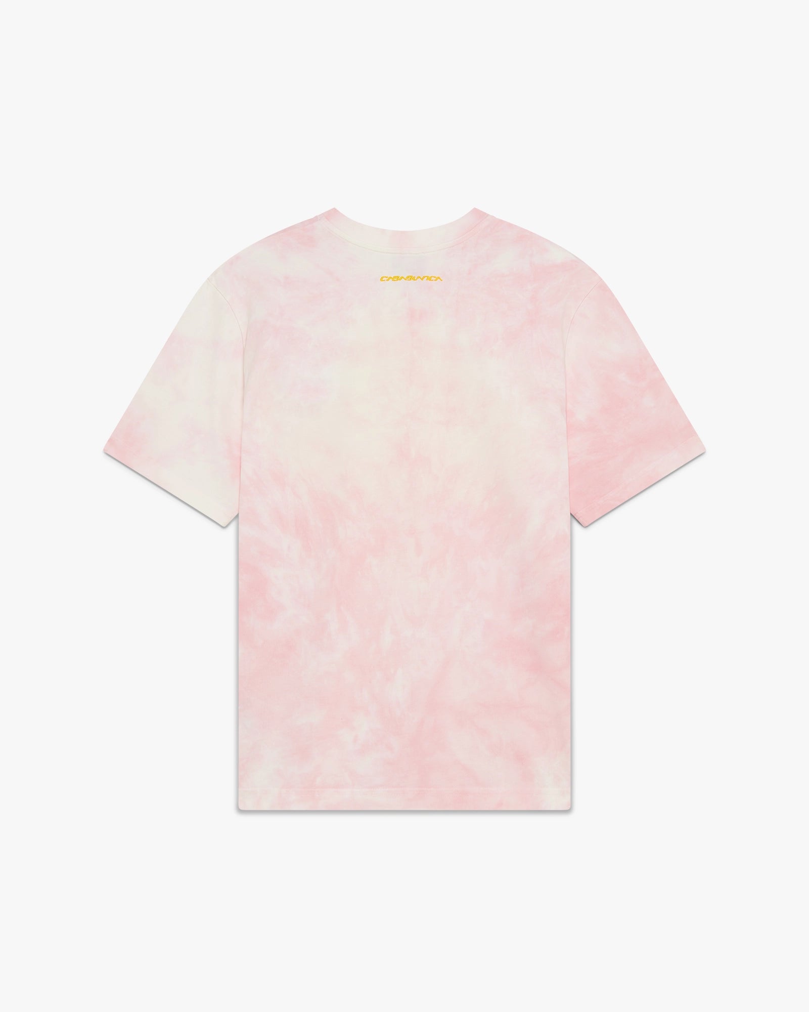 Pink Tie Dye Oversized CC Smile Short Sleeve T-Shirt