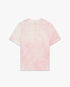 Pink Tie Dye Oversized CC Smile Short Sleeve T-Shirt
