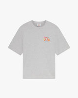 Grey Collage D'Icones Graphiques Short Sleeve T-Shirt