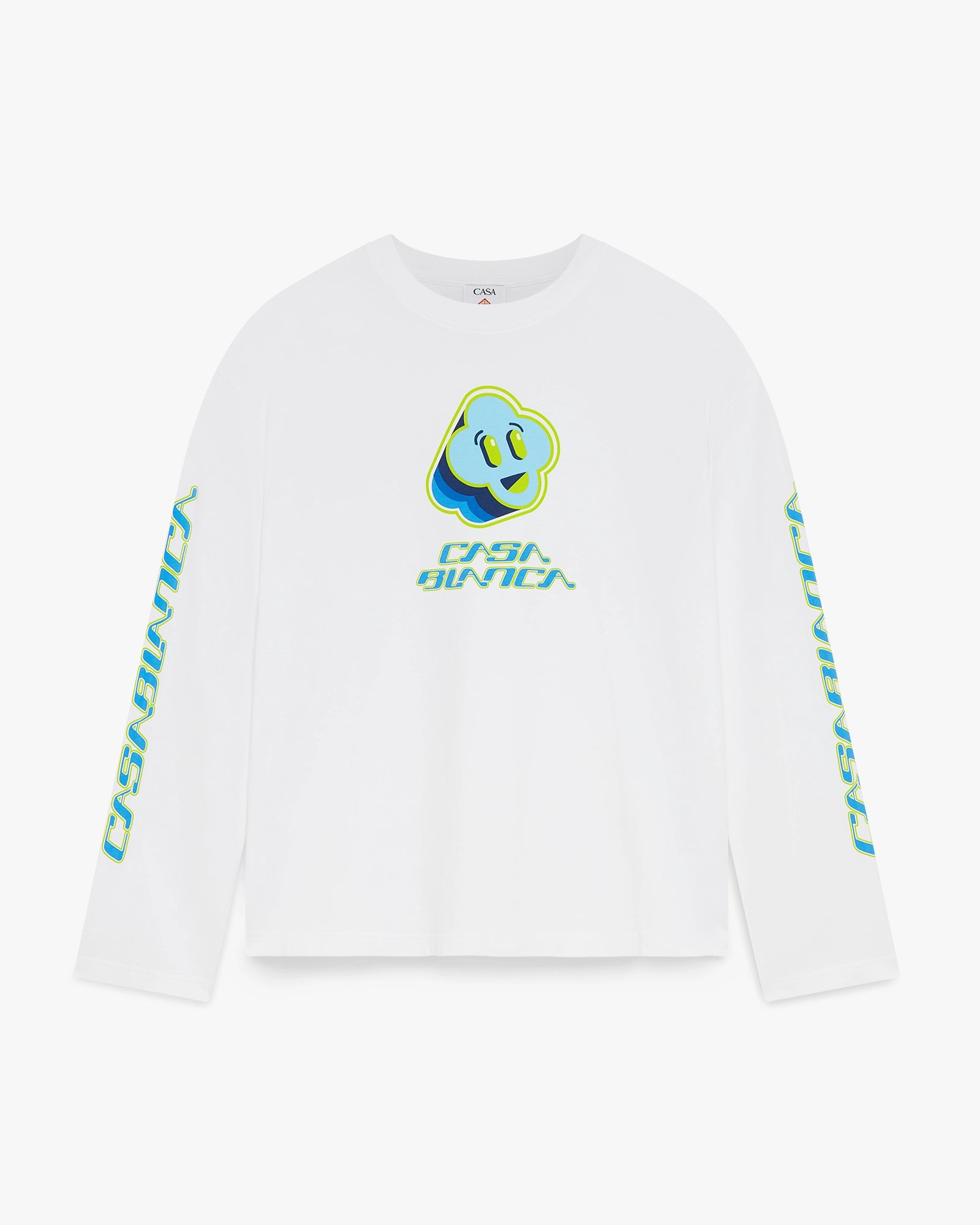 White CC Smile Future Long Sleeve T-Shirt