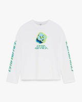 White CC Smile Future Long Sleeve T-Shirt