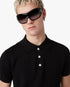 Black Outline Shield Sunglasses