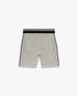 Metallic Mesh Stripe Shorts