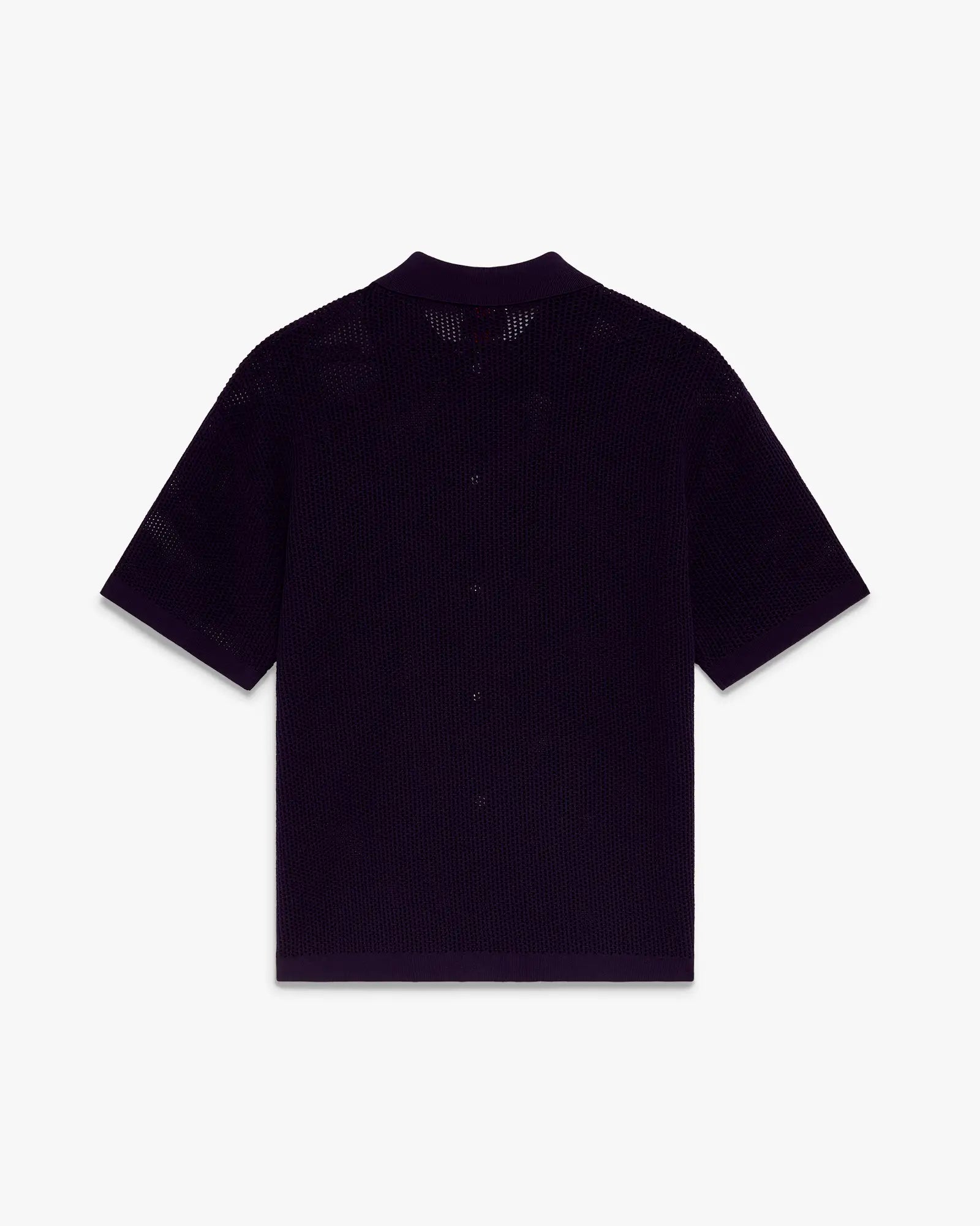 Purple Short Sleeve Mesh Shirt