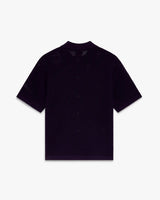 Purple Short Sleeve Mesh Shirt