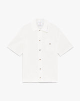 White Short Sleeve Mesh Shirt