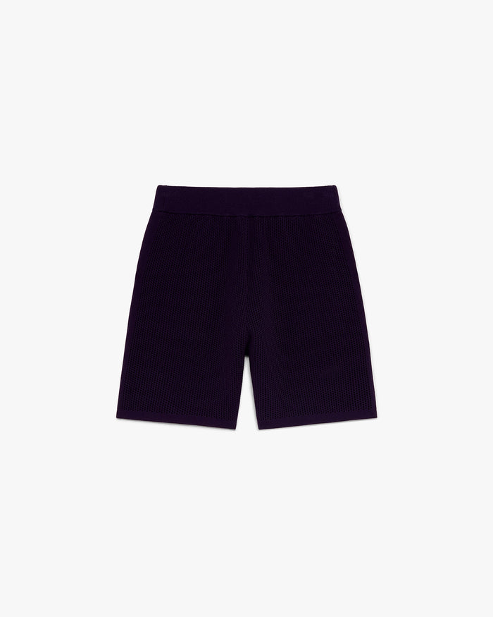Purple Mesh Shorts